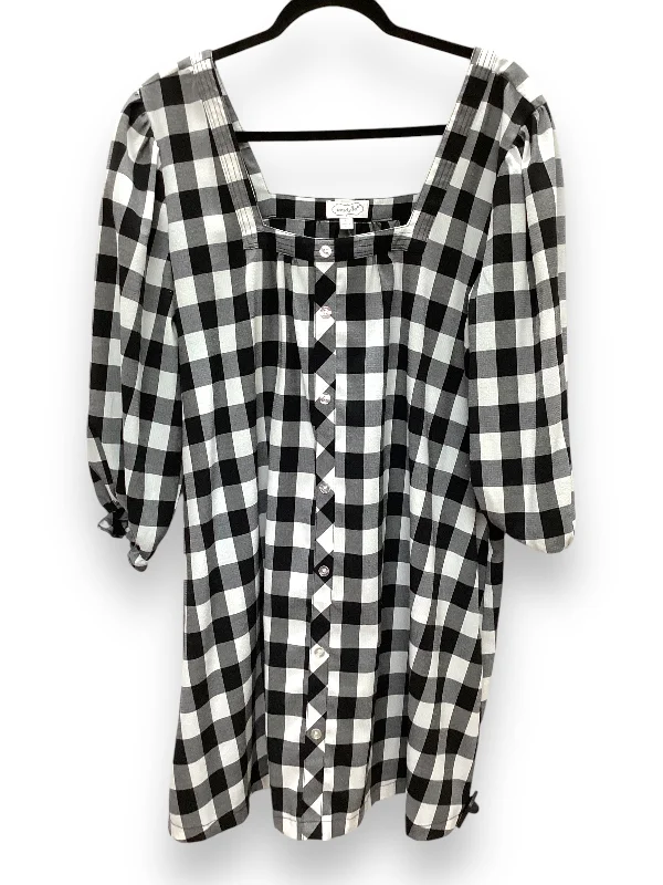 women's wedding guest dresses Dress Casual Midi By Mudpie In Black & White, Size: L