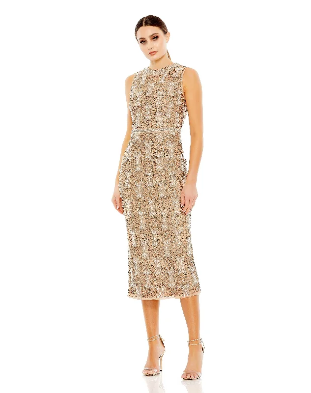 women's casual Friday dresses Mac Duggal 93764 Short Cocktail Sequin Beaded Midi Dress women's casual Friday dresses Mac Duggal 93764 Short Cocktail Sequin Beaded Midi Dress