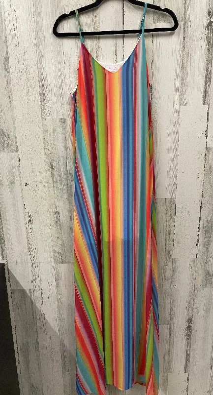 women's fair-trade dresses Multi-colored Dress Casual Maxi Pink Lily, Size S